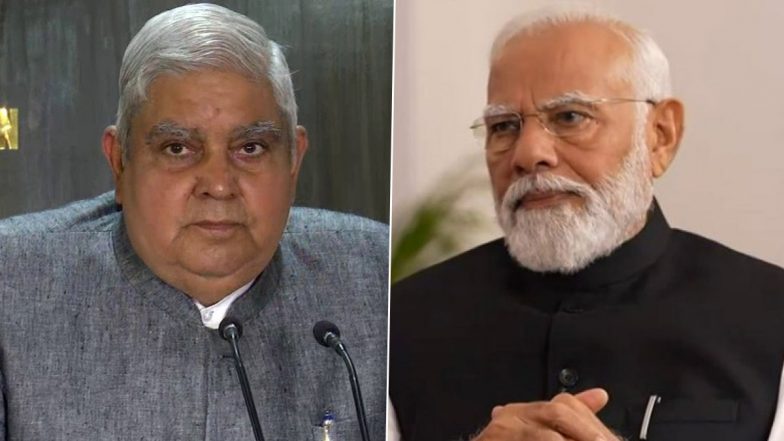 Jagdeep Dhankhar Hospitalized: उपराष्ट्रपति जगदीप धनखड़ की तबियत बिगड़ने के बाद AIIMS में भर्ती, अस्पताल पहुंचकर PM मोदी ने लिया हालचाल, जल्द ठीक होने की कामना की