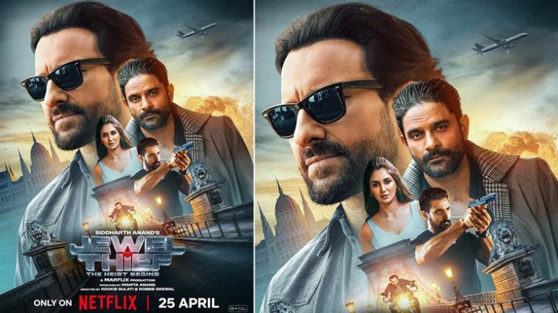 Jewel Thief:&nbsp; सैफ अली खान और जयदीप अहलावत की 'ज्वेल थीफ - द हीस्ट बिगिन्स' 25 अप्रैल से नेटफ्लिक्स पर होगी स्ट्रीम, फिल्म का दमदार पोस्टर हुआ रिलीज (View Poster)
