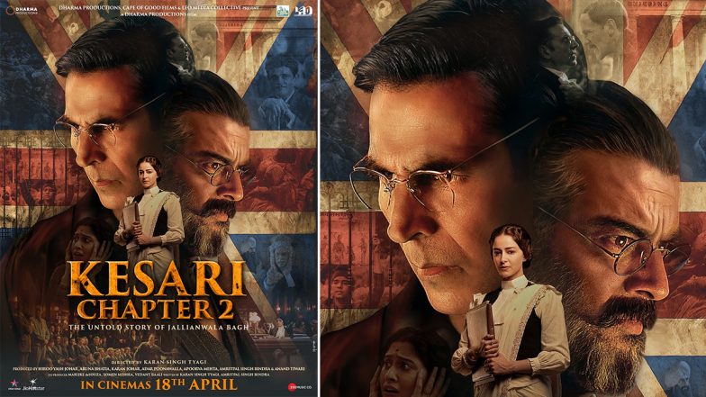 Kesari Chapter 2: 'केसरी चैप्टर 2' नए दमदार पोस्टर हुए रिलीज, एक साथ नजर आए अक्षय कुमार, अनन्या पांडे और आर माधवन (View Posters)