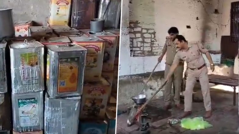 VIDEO: यूपी के आगरा पुलिस की बड़ी कार्रवाई, चर्बी से घी बनाने का पर्दाफाश, 3 लोग गिरफ्तार