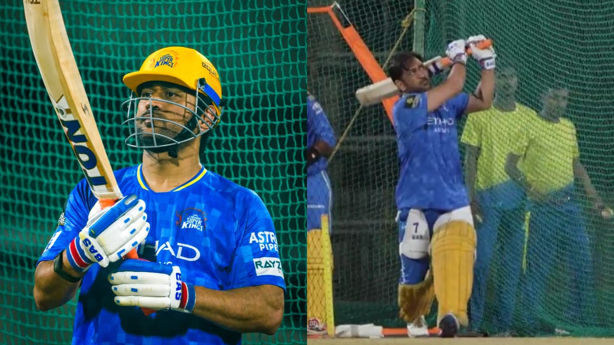 MS Dhoni Training With CSK: थाला की वापसी! एमएस धोनी ने CSK कैंप में शुरू किया अभ्यास, नेट सेशन में लगाए बड़े-बड़े शॉट्स