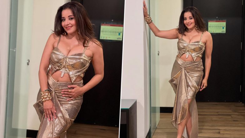 भोजपुरी स्टार Monalisa का ग्लैमरस लुक वायरल, फैंस बोले- &lsquo;गोल्डन क्वीन&rsquo; (View Pics)