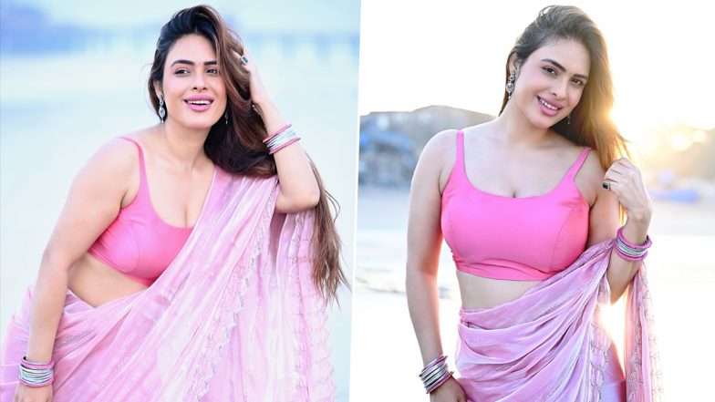 भोजपुरी स्टार Neha Malik ने पिंक साड़ी में दिए किलर पोज, एक्ट्रेस की हॉटनेस ने बढ़ाया सोशल मीडिया का तापमान (Watch Video)