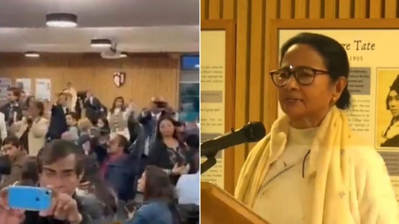 London: 'क्या आप हिंदू विरोधी हैं?: प. बंगाल की सीएम ममता बनर्जी के ऑक्सफोर्ड भाषण में हंगामा, छात्रों ने RG Kar केस पर पूछे सवाल (Watch Video)