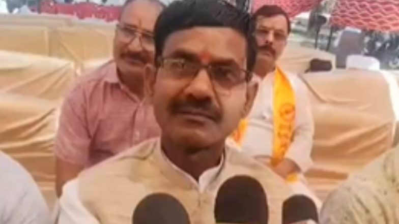 Rana Sanga Controversy: 'राणा सांगा पर बयान देने वाले को ठोक दो': BJP के पूर्व MLA विक्रम सैनी का विवादित बयान, हिंदू महापुरुषों पर गलत टिप्पणी का जताया विरोध (Watch Video)