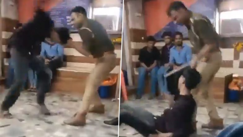 VIDEO: वाराणसी में छात्र को बेरहमी पीटने वाले दरोगा पर गिरी गाज, वीडियो वायरल होने पर सस्पेंड, दिए गए जांच के आदेश