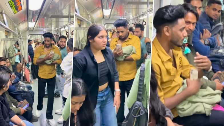 Viral Video: मेट्रो ट्रेन में चढ़ने के बाद सीट के लिए शख्स ने कर दी ऐसी हरकत, लोगों के चेहरे पर आ गई हंसी