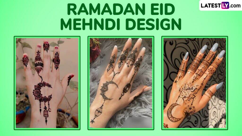 Ramadan Eid Mehndi Design: रमजान ईद पर स्पेशल मेहंदी डिजाइन अपनी हथेलियों पर रचाकर अपने त्योहार को बनाएं ख़ास, देखें ट्यूटोरियल वीडियो