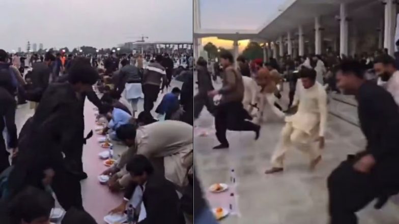 VIDEO: पाकिस्तान में मुफ्त खाने की लूट! इफ्तार के दौरान मची अफरातफरी, छीना-झपटी का वीडियो वायरल