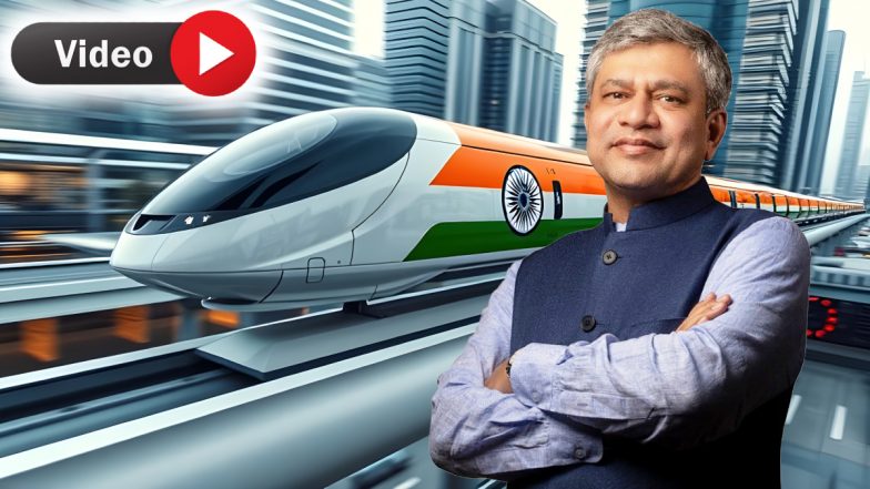 VIDEO: बुलेट ट्रेन भी पीछे! भारत में 1000 KM घंटे की रफ्तार से दौड़ेगी ट्रेन, रेल मंत्री ने किया हाइपरलूप का निरीक्षण