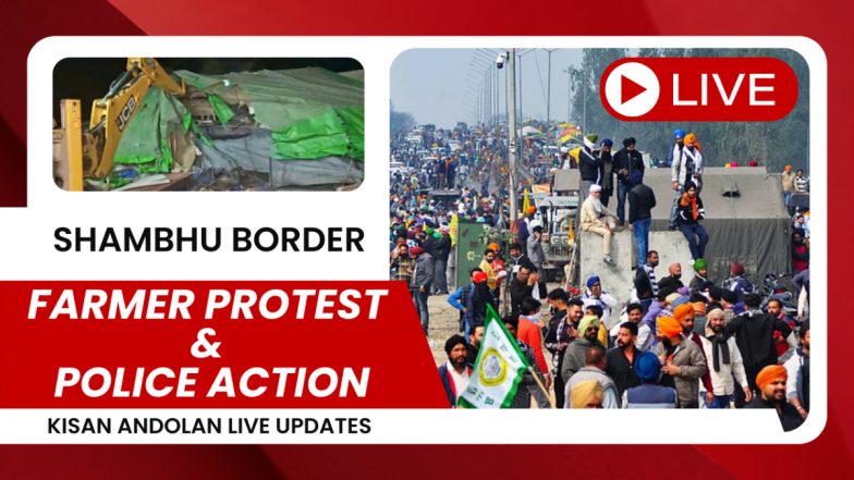Shambhu Border Farmer Protest Live: शंभू बॉर्डर पर बुलडोजर एक्शन, विपक्ष ने कहा- &lsquo;AAP सरकार ने किसानों के साथ किया विश्वासघात&rsquo;