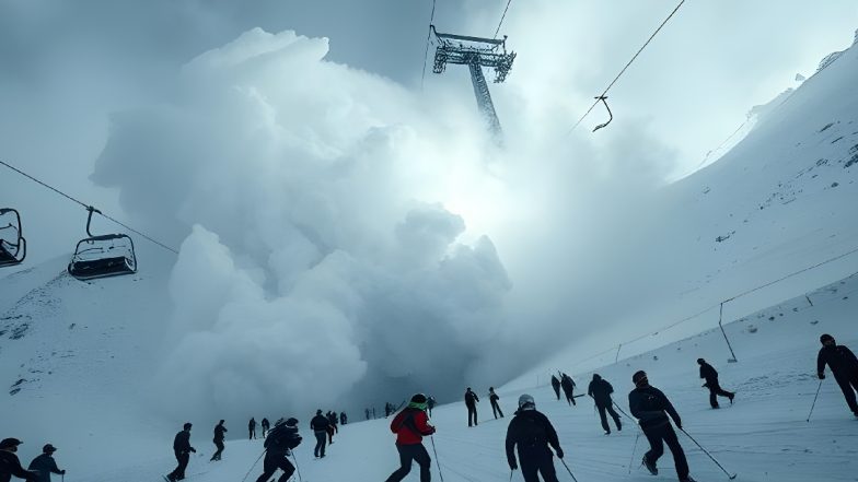 Italy Avalanche Video: इटली के पहाड़ों में हिमस्खलन का कहर! कैमरे में कैद हुई बर्फीली तबाही, बाल-बाल बचे पर्यटक
