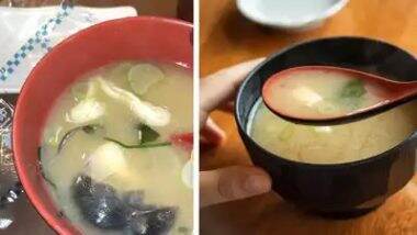 Rat Found in Miso Soup: मशहूर रेस्टोरेंट के सूप में मिला चूहा, ग्राहकों ने की कड़ी आलोचना, कंपनी ने मांगी माफी Rat Found in Miso Soup: मशहूर रेस्टोरेंट के सूप में मिला चूहा, ग्राहकों ने की कड़ी आलोचना, कंपनी ने मांगी माफी