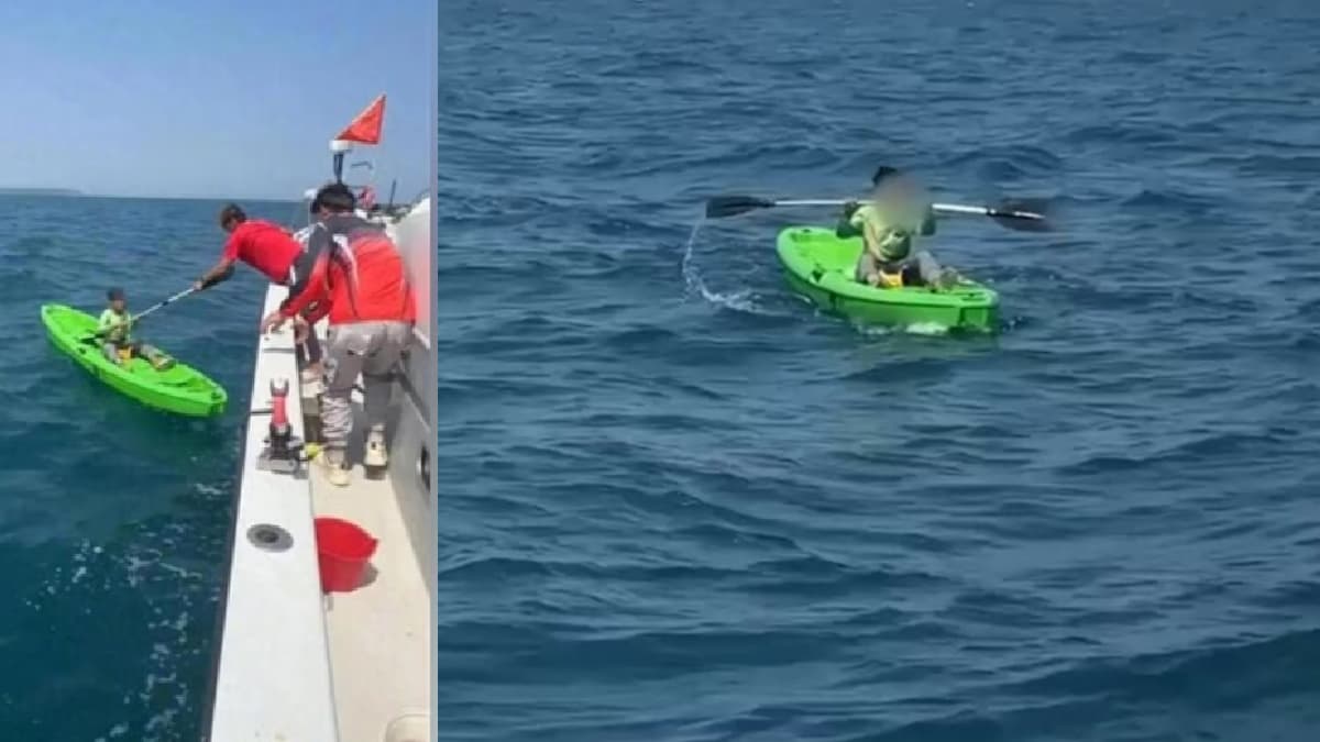 VIDEO: समुद्र में खोया 10 साल का बच्चा, 17 घंटे तक खौफनाक लहरों से अकेले जूझता रहा मासूम, वीडियो में देखें कैसे बची जान