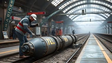 WWII Bomb Found in Paris: पेरिस रेलवे स्टेशन पर द्वितीय विश्व युद्ध का बम मिलने से हड़कंप, लंदन जाने वाली सभी ट्रेनें रद्द WWII Bomb Found in Paris: पेरिस रेलवे स्टेशन पर द्वितीय विश्व युद्ध का बम मिलने से हड़कंप, लंदन जाने वाली सभी ट्रेनें रद्द