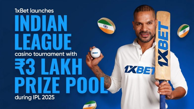1xBet ने आईपीएल2025 के दौरान ₹3 लाख के पुरस्कार पूल के साथ Indian Casino League टूर्नामेंट लॉन्च किया