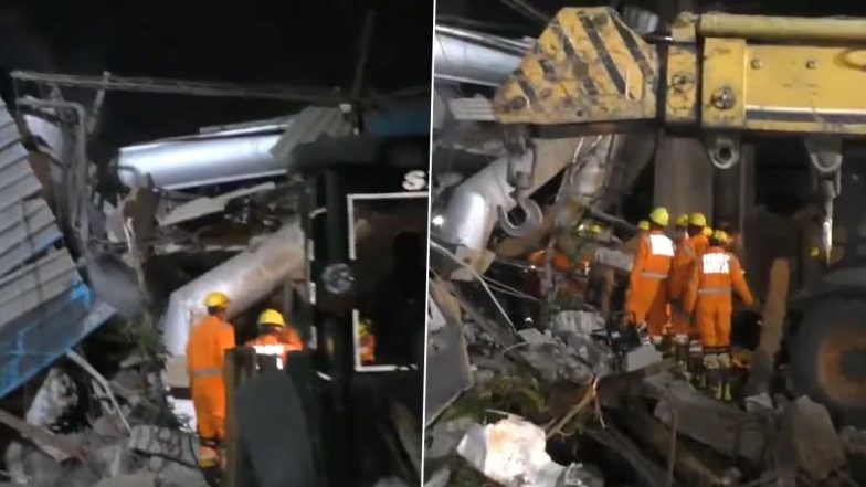 Ludhiana Factory Collapse: पंजाब के लुधियाना में गिरी फैक्ट्री की छत, मलबे में दबे कई मजदूर (Watch Video)