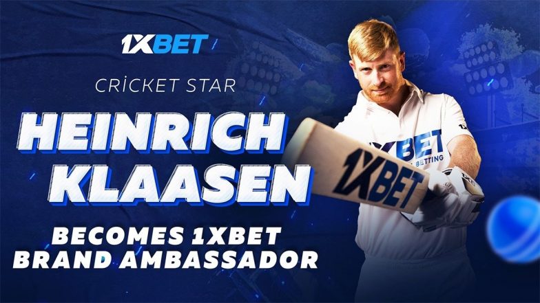 क्रिकेट स्टार हेनरिक क्लासेन 1xBet के ब्रांड एंबेसडर बने