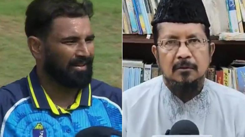 VIDEO: 'मोहम्मद शमी शरीयत की नजर में मुजरिम': मैच के दौरान एनर्जी ड्रिंक पीने पर भड़के मौलाना शहाबुद्दीन रज़वी, क्रिकेटर से की माफी की मांग