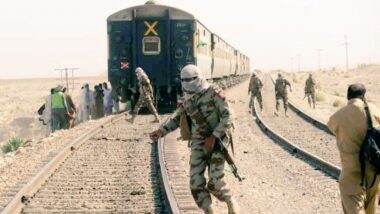 Pakistan Train Hijack Update: जाफर एक्सप्रेस ट्रेन का ऑपरेशन पूरा, 346 बंधकों को किया गया रेस्क्यू: पाकिस्तानी सुरक्षा बलों का दावा Pakistan Train Hijack Update: जाफर एक्सप्रेस ट्रेन का ऑपरेशन पूरा, 346 बंधकों को किया गया रेस्क्यू: पाकिस्तानी सुरक्षा बलों का दावा