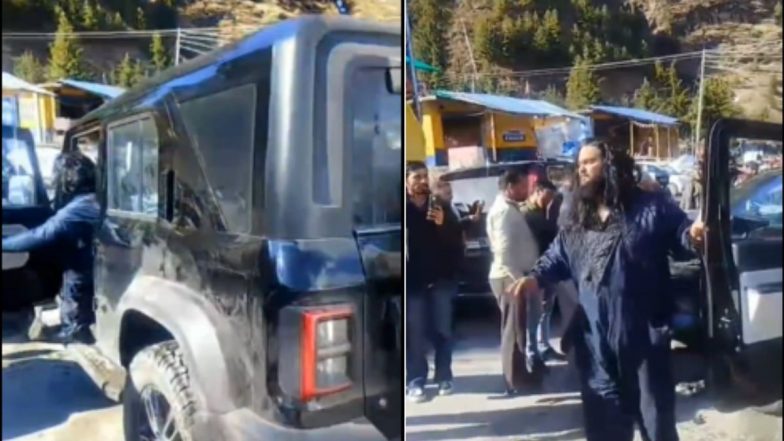 VIDEO: मनाली के सोलांगनाला में बेकाबू थार ने मचाया उत्पात, कई गाड़ियों को मारी टक्कर; शराब के नशे में लड़खड़ाता दिखा ड्राइवर