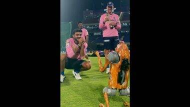 LSG vs DC IPL 2025: अक्षर पटेल ने आईपीएल रोबोट डॉग ‘चंपक’ के साथ की मजेदार बातचीत, पूछा- ‘गुजराती समझता है?’, देखें वीडियो