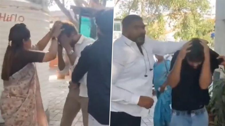 Pune Viral Video: बीजेपी कार्यकर्ताओं ने यूनिसेक्स सैलून में की तोड़फोड़, 'लव जिहाद' के आरोप में स्टाफ से की मारपीट; सामने आया हंगामे का VIDEO