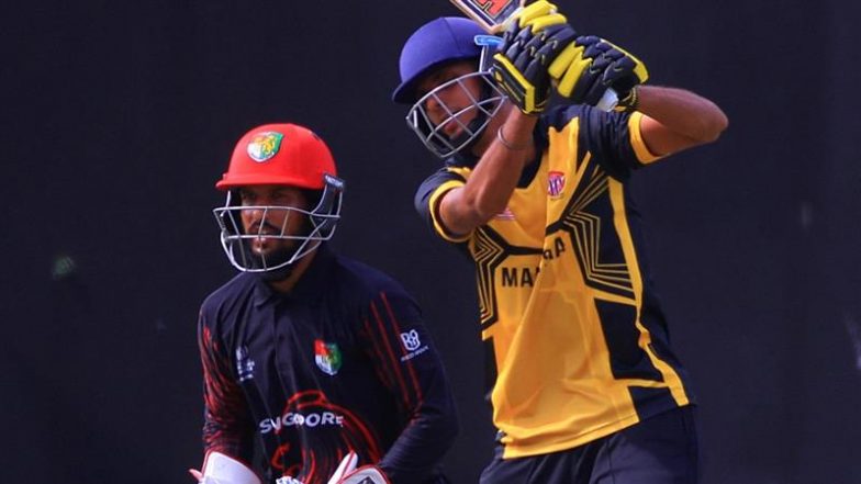 MAS vs SIN,&nbsp;Asia Pacific Cricket Champions Trophy 2025&nbsp;Scorecard:&nbsp;मलेशिया ने सिंगापुर को 6 विकेट से हराया, असलम खान मलिक और सैयद अज़ीज़ नेखेला तूफानी पारी, यहां देखें फुल स्कोरकार्ड