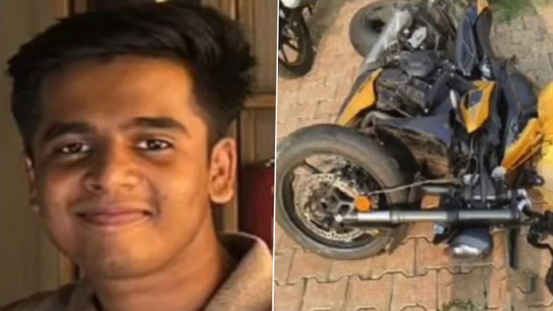 Kolhapur Accident: बाइकर सिद्धेश रेडकर की बाइक कार से टकराने से मौत, हेलमेट कैमरे में कैद हुआ खौफनाक मंजर