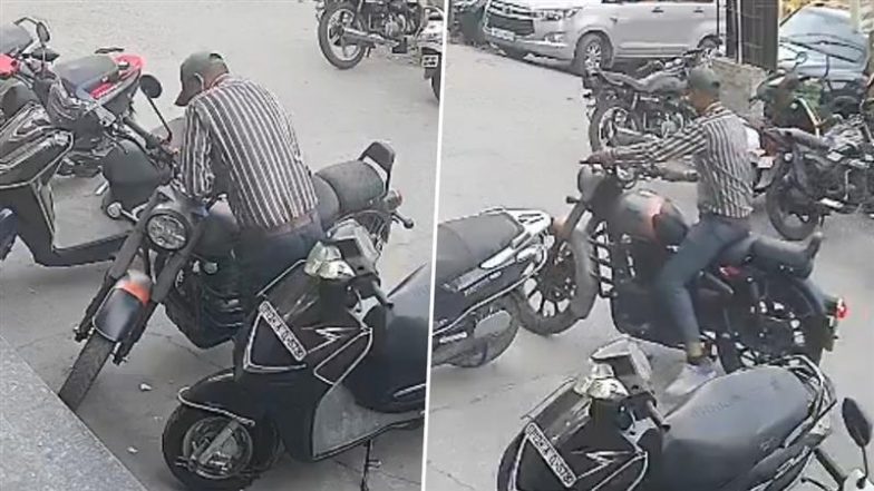 Muzaffarnagar Viral Video: '2.5 लाख की बाइक में दो कौड़ी का लॉक': 15 सेकंड में चोरी हो गई रॉयल एनफील्ड बुलेट, सिक्योरिटी सिस्टम पर उठे सवाल