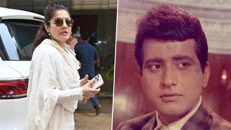 Manoj Kumar Funeral: मनोज कुमार को अंतिम विदाई देने पहुंचे फिल्मी सितारे, रवीना टंडन भी आईं नजर (View Pics)