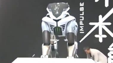 Robot Horse 'Corleo': साइंस का चमत्कार! जापान की कावासाकी ने बनाया रोबोटिक घोड़ा, शरीर की हरकतों से कर सकते हैं कंट्रोल (Watch Video) Robot Horse 'Corleo': साइंस का चमत्कार! जापान की कावासाकी ने बनाया रोबोटिक घोड़ा, शरीर की हरकतों से कर सकते हैं कंट्रोल (Watch Video)