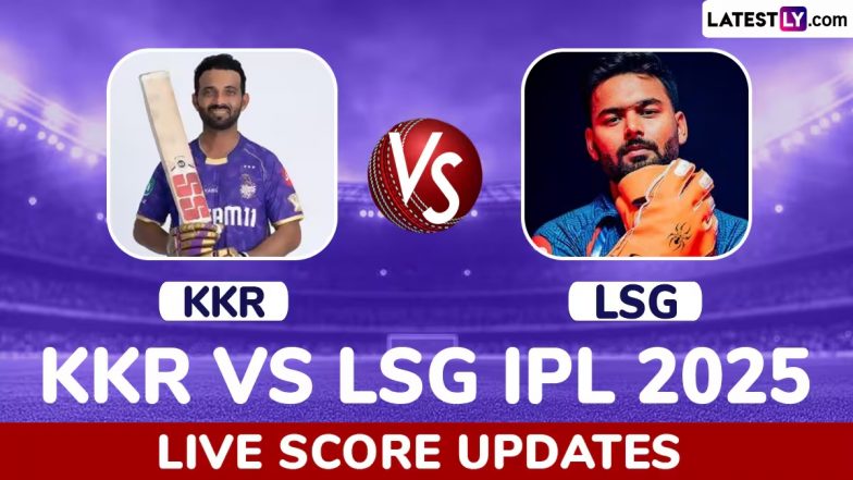 KKR vs LSG TATA IPL 2025 Live Scorecard: कोलकाता नाइट राइडर्स बनाम लखनऊ सुपर जायंट्स इंडियन प्रीमियर लीग मैच का लाइव स्कोरकार्ड