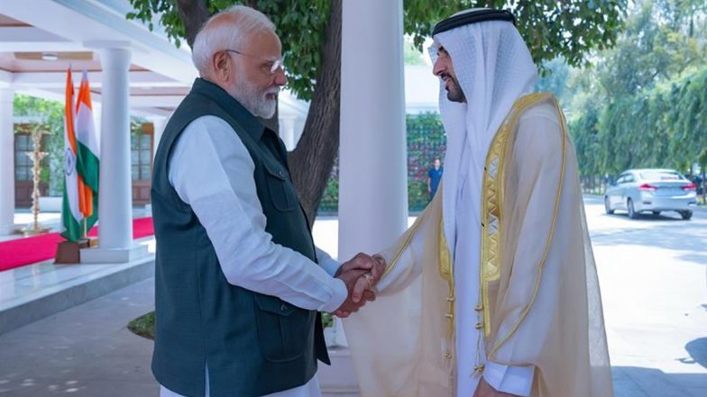 UAE Crown Prince Visit India: भारत-यूएई साझेदारी में दुबई की भूमिका अहम; क्राउन प्रिंस शेख हमदान से मुलाकात के बाद पीएम मोदी
