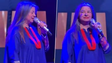 Rekha Bhardwaj Stops Singing During Concert: रेखा भारद्वाज ने कॉन्सर्ट के दौरान पटाखों की आवाज पर भी नहीं खोया आपा, शांत स्वभाव की हो रही तारीफ (Watch Video)