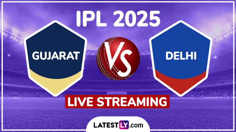 GT vs DC IPL 2025 Live Streaming: गुजरात टाइटन्स बनाम दिल्ली कैपिटल्स खेला जाएगा रोमांचक मुकाबला, जानिए कब, कहां और कैसे देखें इंडियन प्रीमियर लीग मैच का लाइव प्रसारण