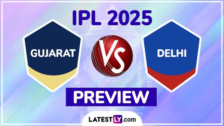 GT vs DC IPL 2025 Preview: गुजरात टाइटन्स बनाम दिल्ली कैपिटल्स इंडियन प्रीमियर लीग मैच से पहले जानें हेड टू हेड रिकॉर्ड्स, मिनी बैटल और स्ट्रीमिंग समेत सारे डिटेल्स