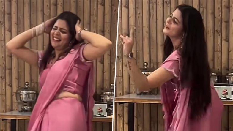 Desi Bhabhi Ka Dance: देसी भाभी ने 'मेरे जिगर का छल्ला' गाने पर दिखाए जबरदस्त मूव्स, डांस देखा लोग हुए दीवाने
