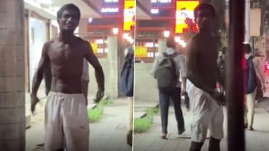 Man Harasses Woman: मुंबई के बांद्रा सिग्नल पर शर्टलेस शख्स ने महिला पर की अभद्र टिप्पणी, जांघ पकड़ी और ऑटो के सामने थूका (देखें वीडियो)