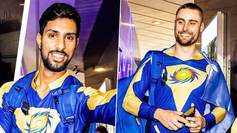 SRH vs MI IPL 2025: मुंबई इंडियंस के स्टार तिलक वर्मा, विल जैक्स और राज अंगद बावा को मिली सजा, तीनों खिलाड़ियों को पहनाया गया 'पनिशमेंट सूट', जानें वजह