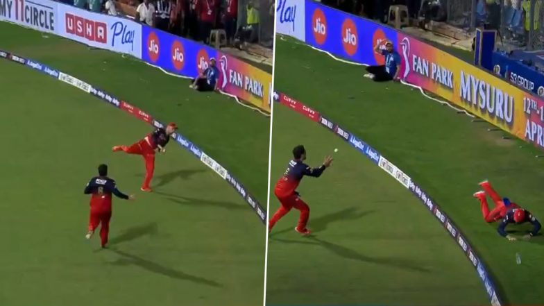 MI vs RCB IPL 2025: टिम डेविड और फिल साल्ट ने बाउंड्री लाइन के पास लपका अविश्वसनीय कैच, बल्लेबाज भी हैरान, देखें वीडियो