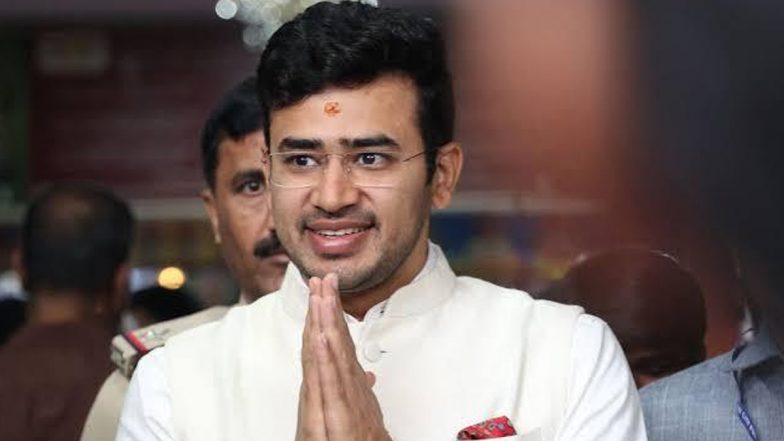 भाजपा सांसद तेजस्वी सूर्या ने तेलंगाना और कर्नाटक सरकार पर वन भूमि को बर्बाद करने का आरोप लगाया
