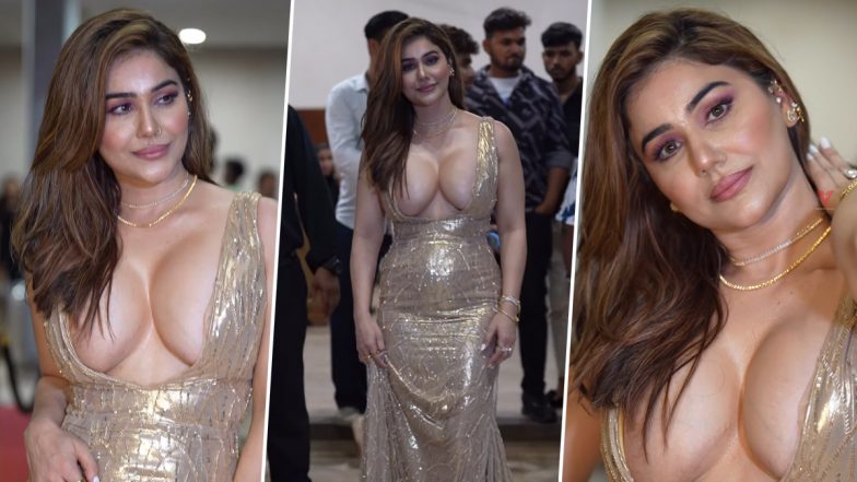 Kangna Sharma Cleavage Show: &lsquo;ग्रेट ग्रांड मस्ती&rsquo; एक्ट्रेस ने फ्लॉन्ट किया क्लीवेज, सोशल मीडिया पर वीडियो हुआ वायरल (Watch Video)