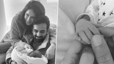 Zaheer Khan-Sagarika Baby News: सागरिका घाटगे और ज़हीर खान बने माता-पिता, बेटे का नाम रखा फतेहसिंह खान (View Pics) Zaheer Khan-Sagarika Baby News: सागरिका घाटगे और ज़हीर खान बने माता-पिता, बेटे का नाम रखा फतेहसिंह खान (View Pics)