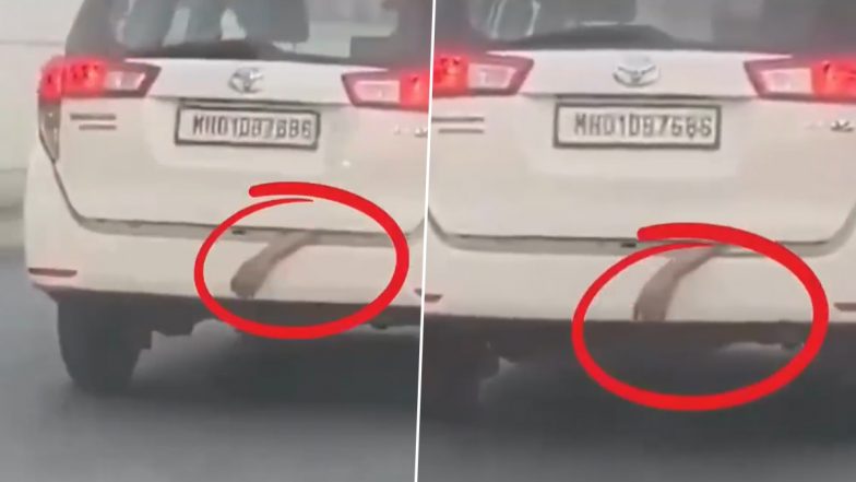 Dead Body Hand Hanging Out of Car Boot? कार की डिग्गी से लटकते हाथ का वीडियो वायरल होने के बाद 4 रील क्रिएटर्स गिरफ्तार, देखें वीडियो
