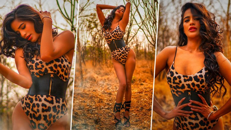 जंगल में आग लगाती Poonam Pandey की बोल्ड अदाएं, फोटो देख फैंस बोले - 'तूफान आ गया' (View Pics)