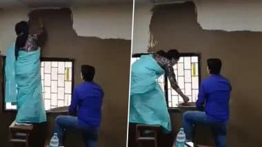 Delhi University की प्रिंसिपल Dr. Pratyush Vatsala ने गाय के गोबर से लीपी दीवारें, प्रक्रिया को बताया रिसर्च का हिस्सा; VIDEO वायरल होने पर लोगों ने किया ट्रोल