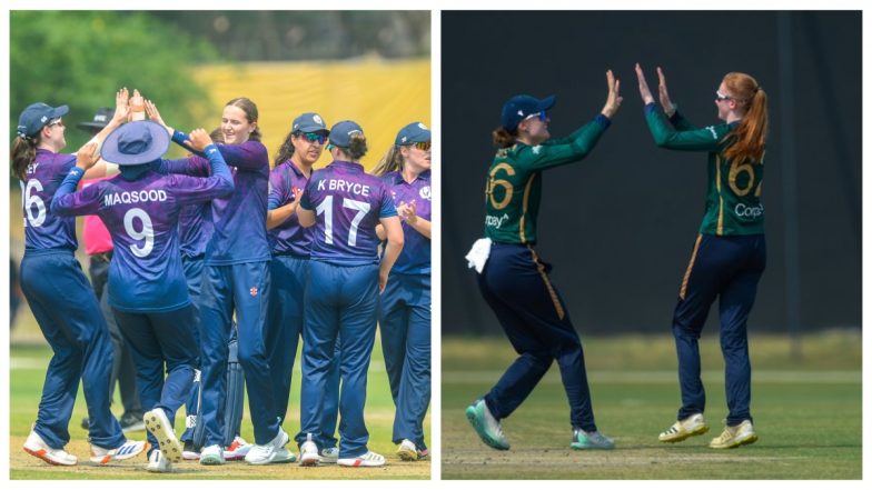 IRE-W vs SCO-W ICC Women's World Cup Qualifier 2025 Live Toss & Scorecard: स्कॉटलैंड महिला टीम ने टॉस जीतकर पहले बल्लेबाजी का किया फैसला, आयरलैंड पहले करेगी गेंदबाजी, यहां देखें प्लेइंग इलेवन और लाइव स्कोरकार्ड