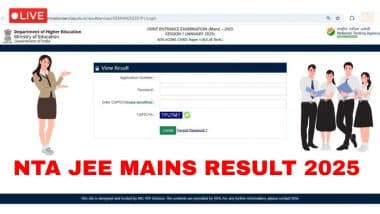 JEE Main Result 2025: जेईई मेन 2025 सेशन 2 का रिजल्ट जारी, 24 छात्रों का 100 पर्सेंटाइल, यहां Cut-Off लिस्ट