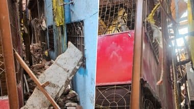 Malwani Building Collapse: मुंबई के मालवणी में इमारत की ऊपरी मंजिल ढहने से हादसा, दो लोग घायल; VIDEO
